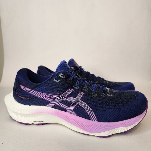 Asics Gel Kayano Lite 3 Shoes Running Athletic Sneakers Womens 9.5 Blue Purple - Picture 15 of 15